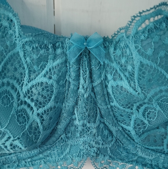 Torrid Curve Teal Lace Underwire Bra - Picture 5 of 10